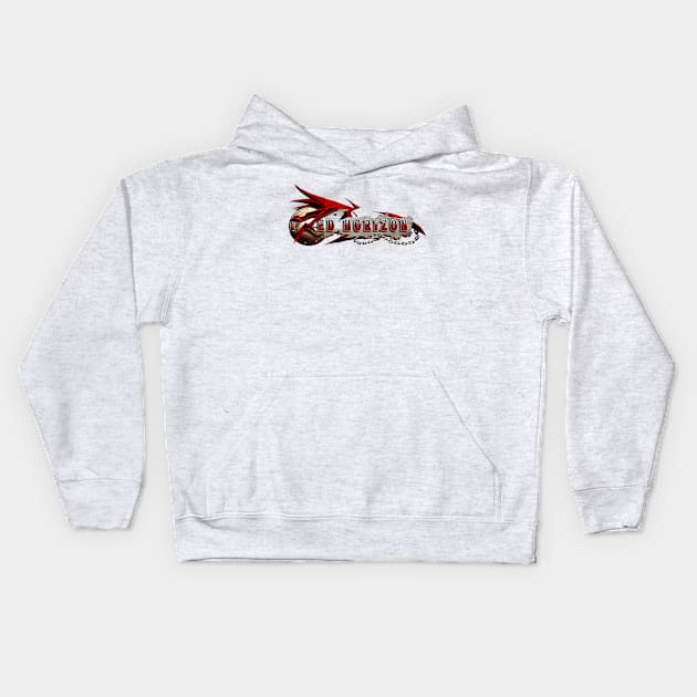 Red Horizon Official Logo Kids Hoodie by JascoGames